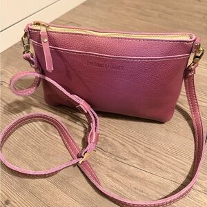 NWOT Purple Portland Leather Crossbody Bag (small)